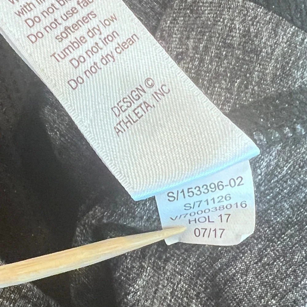 Athleta Skort Womens Small Gray Heathered Activewear Tennis Golf Skirt 153396-02